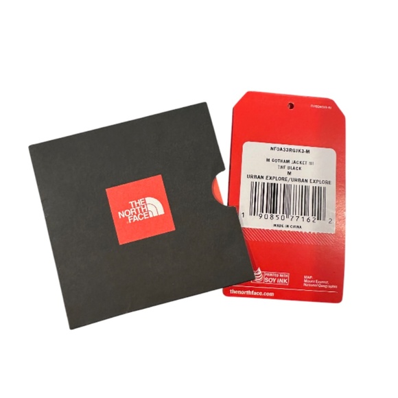 BNWT The North Face Men's Black Gotham Jacket 3 Size M - Picture 10 of 10